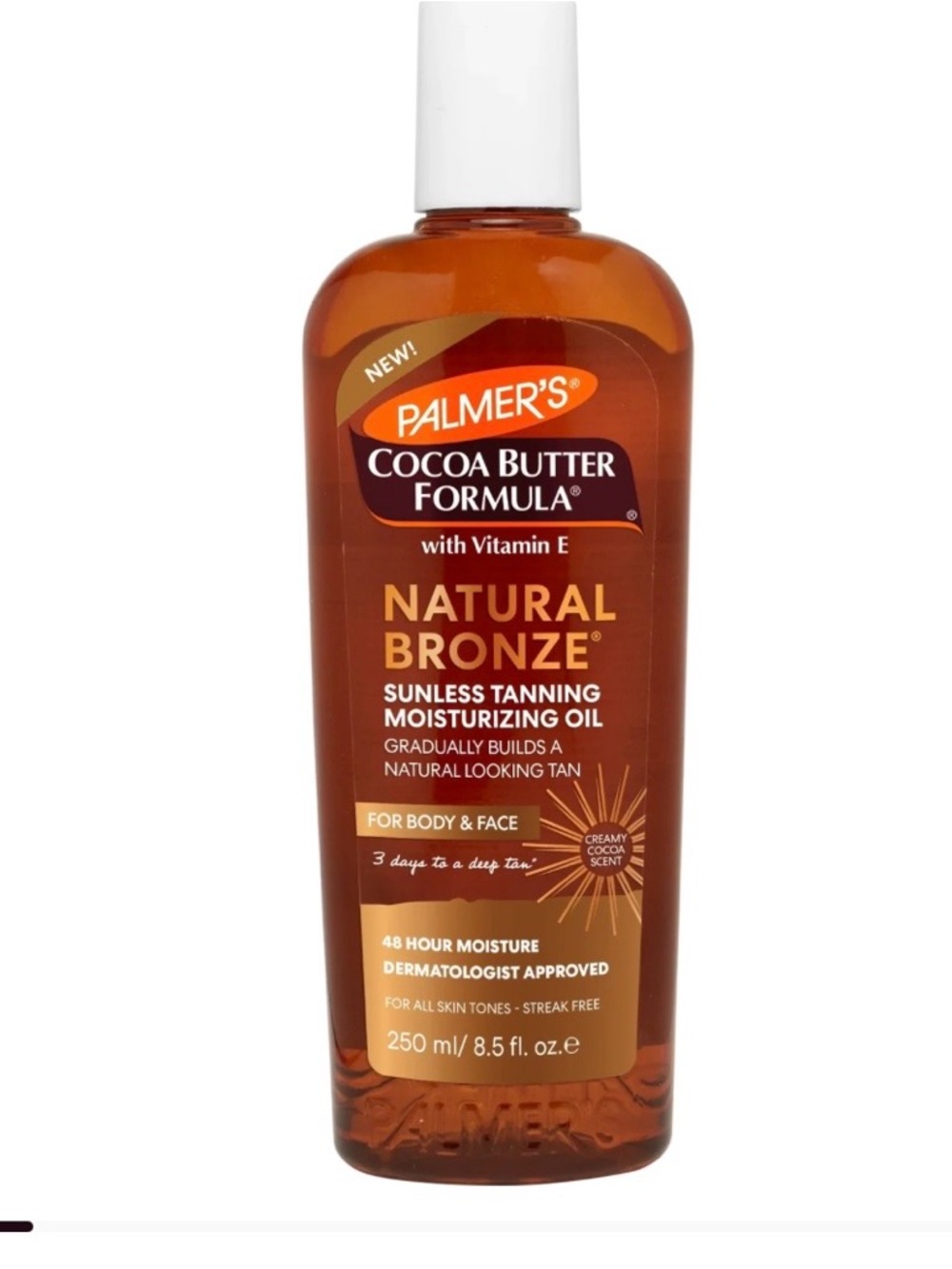 Palmers Natural Bronze Sunless Tanning Moisturizing Oil - Brown